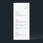 白黒をクモダンリ結婚ン メニュー<br><div class="desc">モダン結婚のメニューはシンプル、セリフとスクリプトのフォントを含むエレガントデザインを備えている。</div>