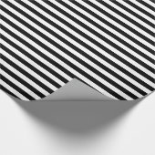 -白黒を縞で飾ります ラッピングペーパー (角)