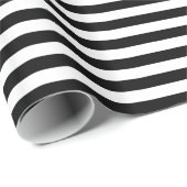 -白黒を縞で飾ります ラッピングペーパー (ロールコーナー)