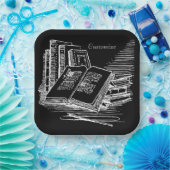 白黒アカデミア ペーパープレート (パーティー)