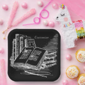 白黒アカデミア ペーパープレート (パーティー)