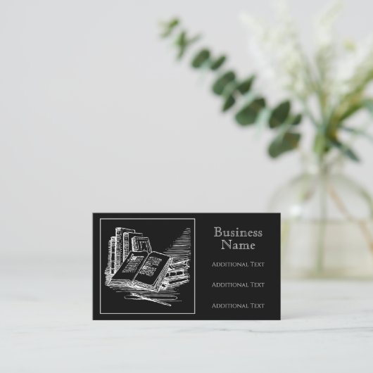 白黒アカデミア 名刺 (スタンド正面)