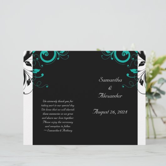 白黒アクアリバーススワール折り畳みプログラム (スタンド正面)