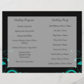 白黒アクアリバーススワール折り畳みプログラム (裏面)