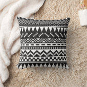 白黒アステカな種族 クッション (ブランケット)