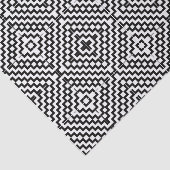 白黒アステカデザイン 薄葉紙 (詳細)