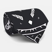 白黒アステカネックタイ ネクタイ (ロール)