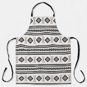 白黒アステカ エプロン (正面)