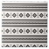 白黒アステカ タイル (正面)