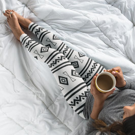 白黒アステカ レギンス