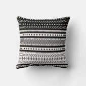 白黒アズテック人 クッション (裏面)
