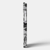 白黒アトミック模様iPhone 6ケース Case-Mate iPhoneケース (裏面 / 左)