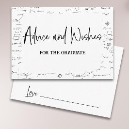 白黒アドバイスとウィッシュ数学大学院 エンクロージャーカード