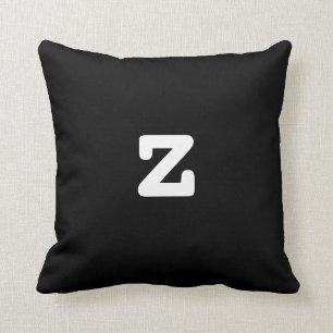 白黒アナグラムの枕小文字z クッション