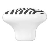 白黒アニマルプリントの引出しの引き セラミックノブ (側面)