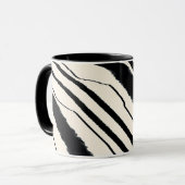 白黒アニマルプリントコンボ マグカップ (正面左)