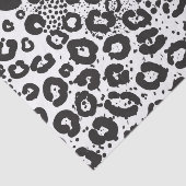 白黒アニマルプリントユキヒョウ 薄葉紙 (詳細)