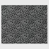 白黒アニマルプリント ラッピングペーパー (フラット)