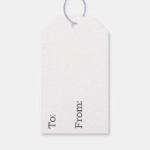 白黒アニメ新郎新婦 ギフトタグ (裏面)