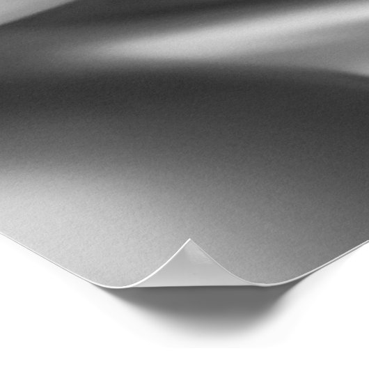 白黒アフリカ人女性モノクロ宝石 ポスター (角)