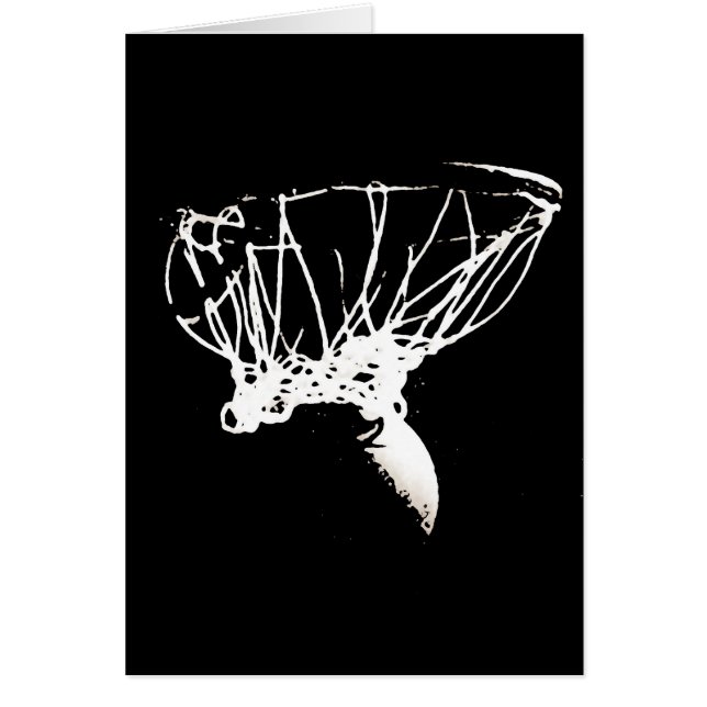 白黒アポップ・アートのートバスケットボール (正面)