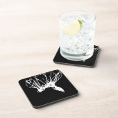 白黒アポップ・アートのートバスケットボール コースター (右側)