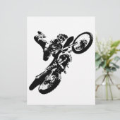 白黒アポップ・アートのートモトクロスモトキュールスポーツ (スタンド正面)