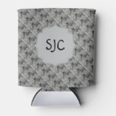 白黒アマリリス・モノグラームクーラーボックス 缶クーラー (正面)