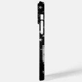 白黒アメリカグランジ国旗 Case-Mate iPhoneケース (裏面 / 左)