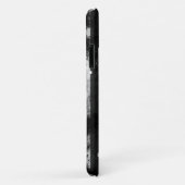 白黒アメリカグランジ国旗 Case-Mate iPhoneケース (裏面/右)