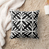 白黒アメリカパターン(の模様が)あるのMOJO枕 クッション (ブランケット)
