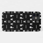 白黒アルパカiPhone 11ケースby Wighar Case-Mate iPhoneケース (裏面(横))