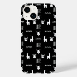 白黒アルパカiPhone 14ケースby Wighar Case-Mate iPhone 14ケース
