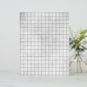 白黒アルファベットコラージスクラップブック紙 (スタンド正面)