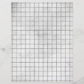 白黒アルファベットコラージスクラップブック紙 (正面)