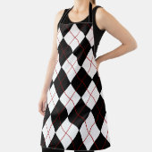 白黒アロバーエプアーガイルロン エプロン (インサイチュ)