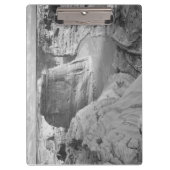 白黒アンセルアダムス峡谷写真 クリップボード (正面)