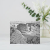白黒アンセルアダムス峡谷写真 ポストカード (スタンド正面)