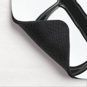 白黒アンパサンドモダンシック マウスパッド (コーナー)