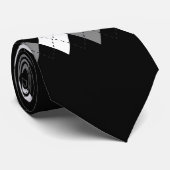 白黒アーガイル柄のなネクタイ ネクタイ (ロール)