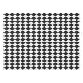 白黒アーガイル テーブルクロス (正面(横))