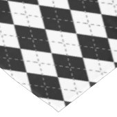 白黒アーガイル テーブルクロス (アングル)