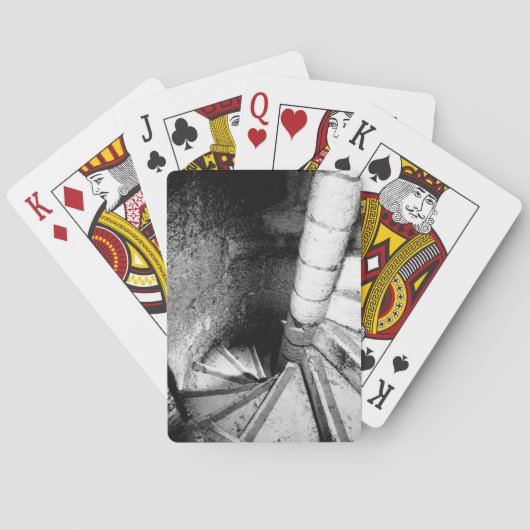 白黒アーキテクチャのクラシックトランプ トランプ (裏面)