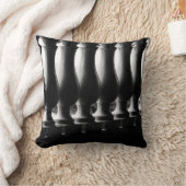 白黒アーキテクチャ クッション (ブランケット)