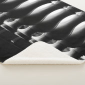 白黒アーキテクチャ シェルパブランケット (3/4)