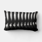 白黒アーキテクチャ ランバークッション (裏面)