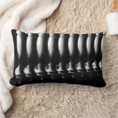 白黒アーキテクチャ ランバークッション (ブランケット)