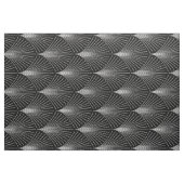 白黒アートデコ幾何学模様 ファブリック (ヤード)