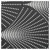 白黒アートデコ幾何学模様 ファブリック (見本)