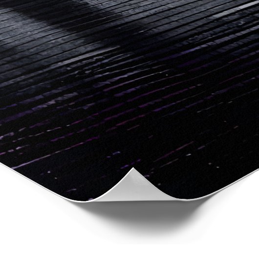 白黒アートニューヨークシティ | AIアートポスター ポスター (角)